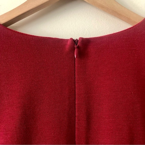Eloquii Red key hole fit and flare dress size 14 - Picture 5 of 6